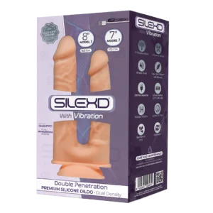 Dildo realístico doble Modelo 1 color piel 7¨y 8¨