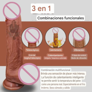 Dildo Vibrador con Control de Aplicación