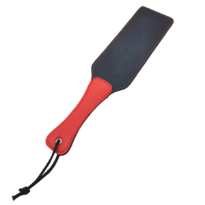 Palmeta diseño clásico en negro con rojo